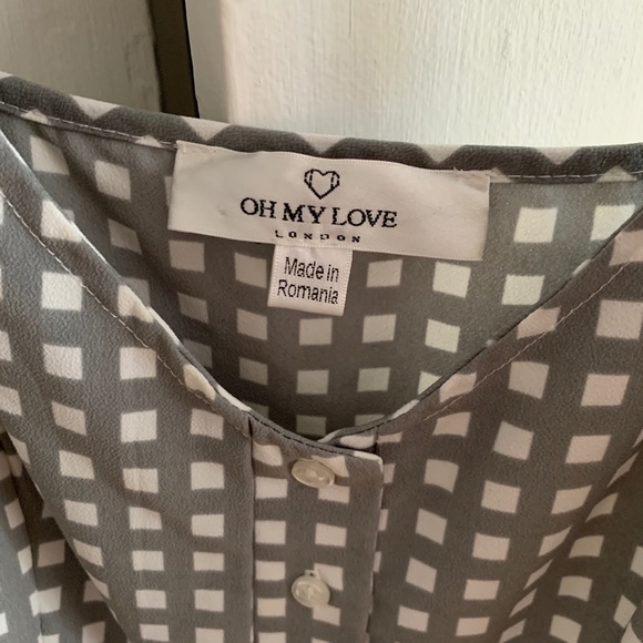 Oh My Love Grid Midi Dress - Picture 5 of 5